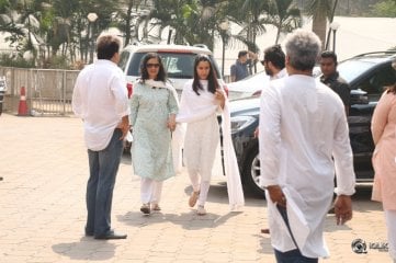 Celebs Condolence To Sridevi At Mumbai